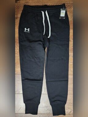 NWT Under Armour Rival Fleece Joggers, Size Medium Tall